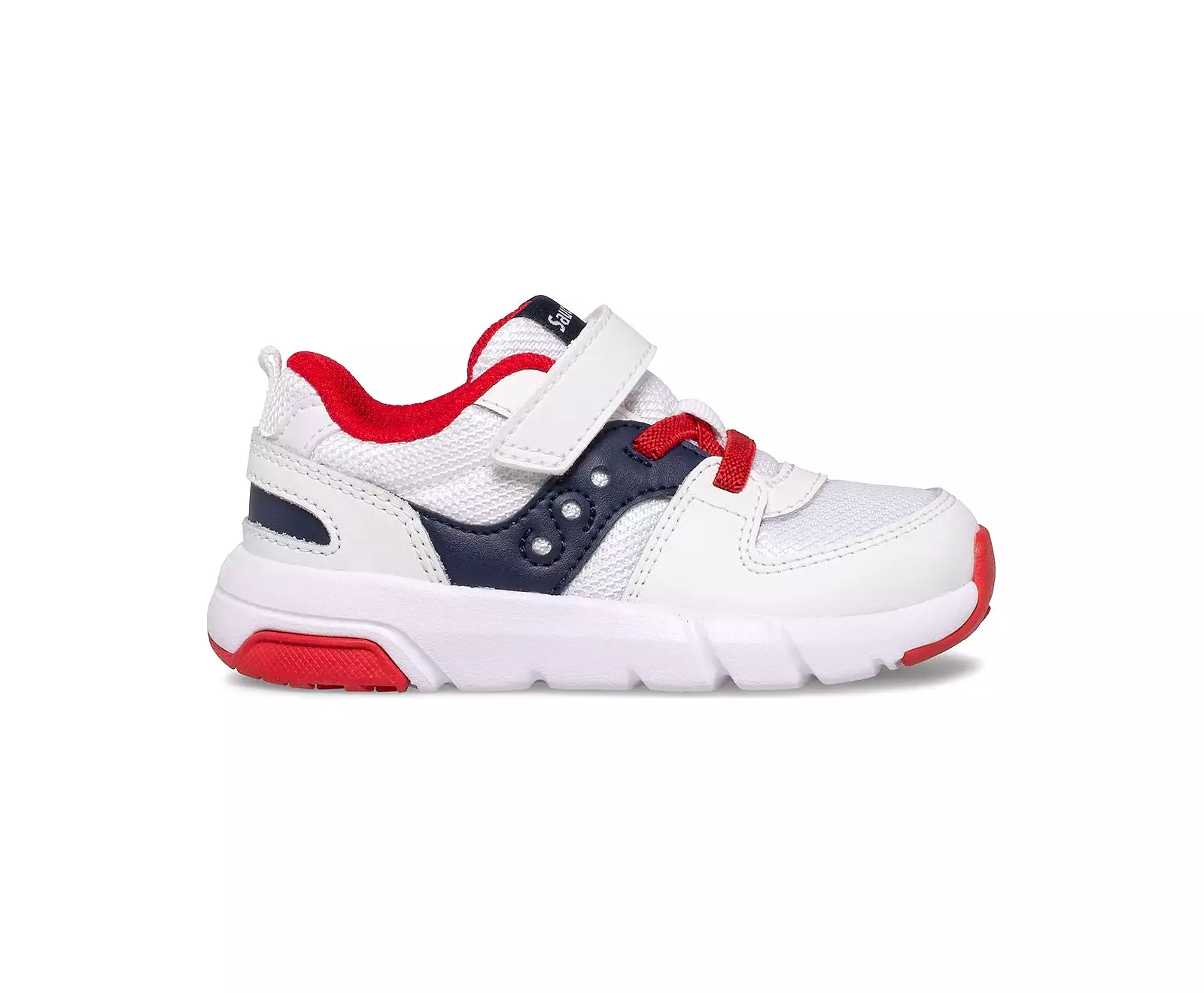 Jazz Lite 2.0 Kid's A/C Sneaker - White/Navy/Red