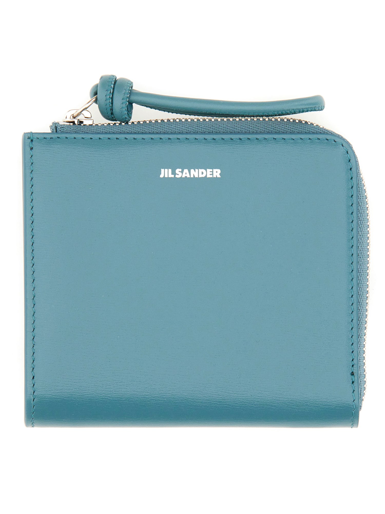 JIL SANDER    LEATHER ZIPPERED WALLET