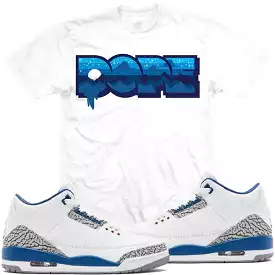 Jordan Retro 3 Wizard 3s Sneaker Tees Shirt to Match : Dope Sky