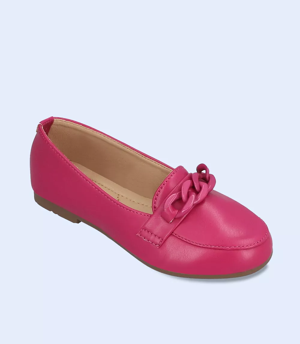 KG0055-FUSCHIA-Girls Casual Pumps