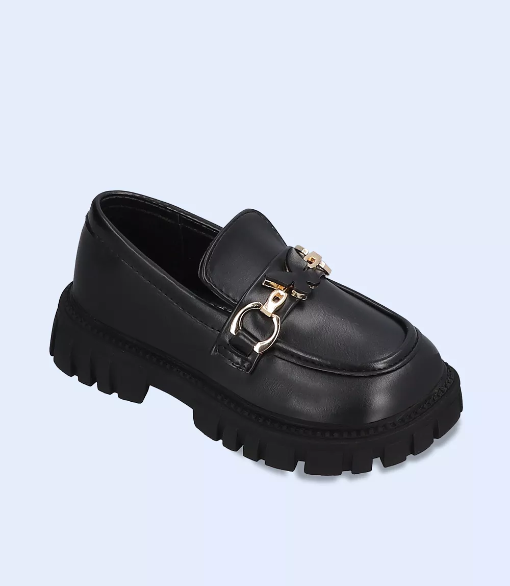 KG0075-BLACK-Breezy casual shoes for Girls