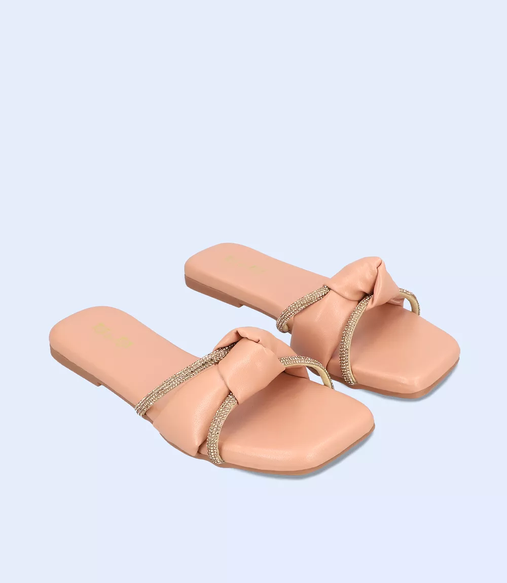 KG0109-PINK-Girls Casual Slippers