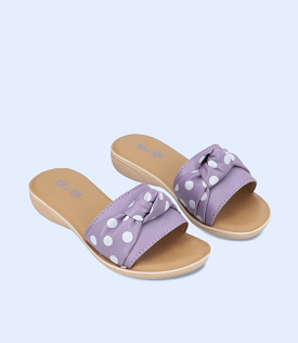 KG0132-PURPLE-Girl Slippers