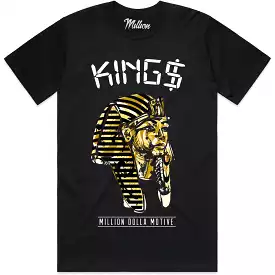 KINGS : Black Sneaker Tees Shirt