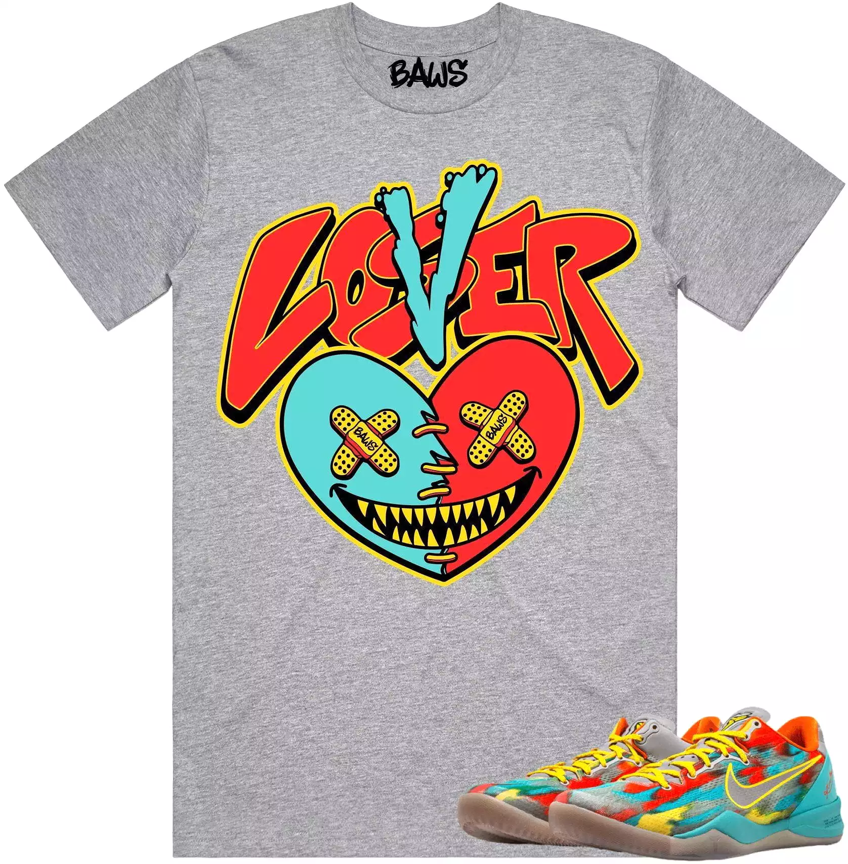 Kobe 8 Venice 8s Shirt to Match - VENICE LOVER LOSER BAWS