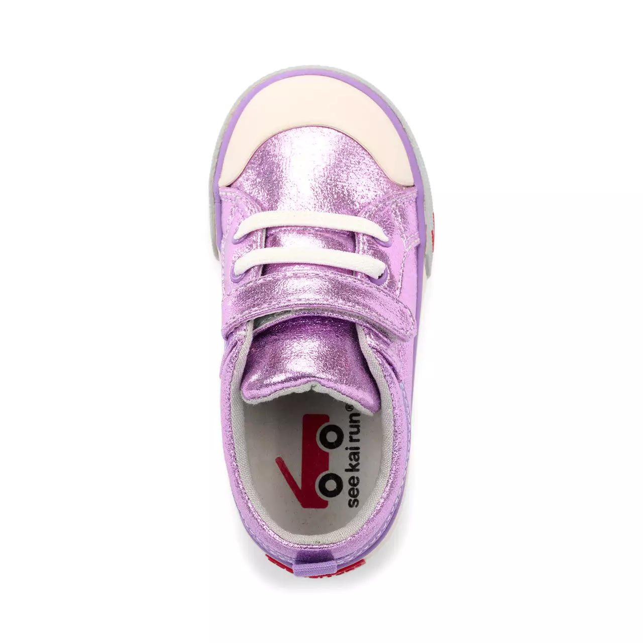 Kristin Kid's Canvas Sneaker - Purple Shimmer