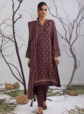 Lakhany Printed Cashmi Vool Unstitched 3 Piece Suit - LSM23CV LG-ZH-0099-B