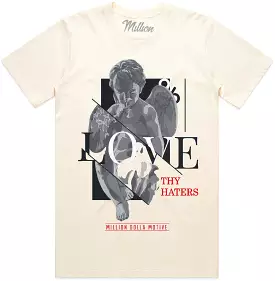 LOVE THY HATERS : Cream Sneaker Tees Shirt