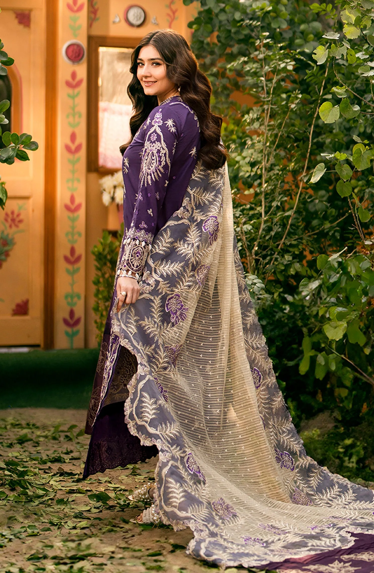 Maryum N Maria Embroidered Lawn Unstitched 3Pc Suit MS24-564 Rahma