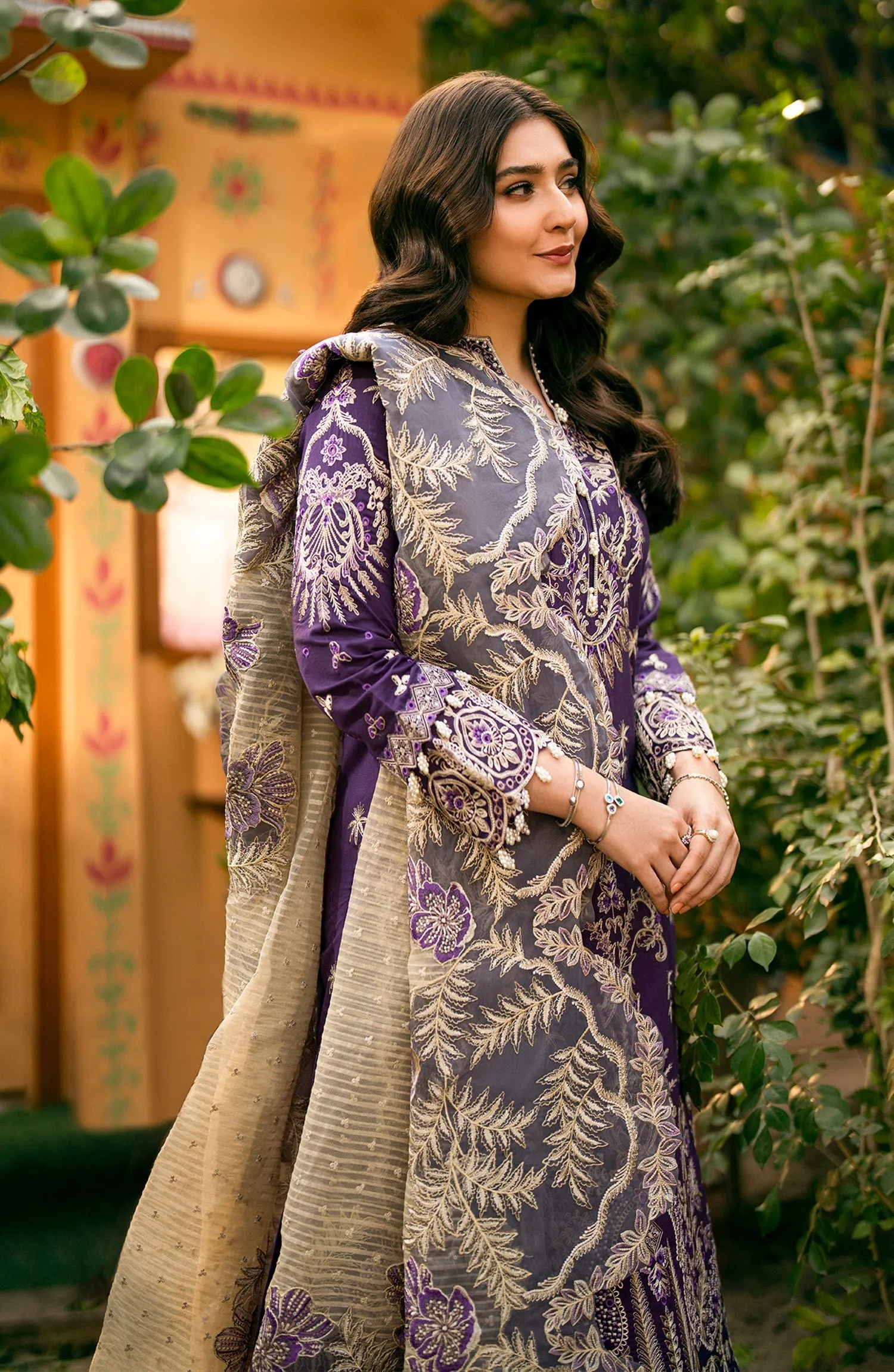 Maryum N Maria Embroidered Lawn Unstitched 3Pc Suit MS24-564 Rahma