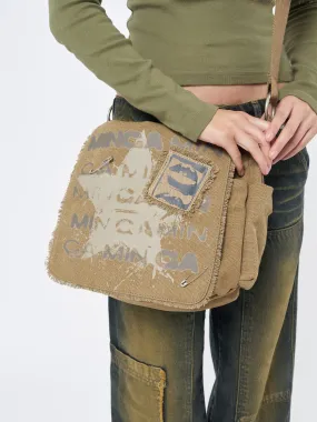 Minga Star Canvas Messenger Bag