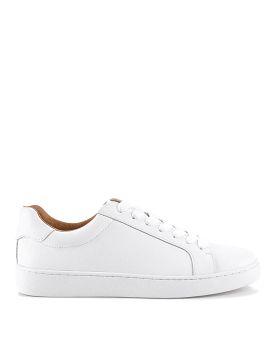 Monarch Leather Sneaker - White Leather