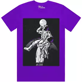 MOONMAN : Purple Sneaker Tees Shirt