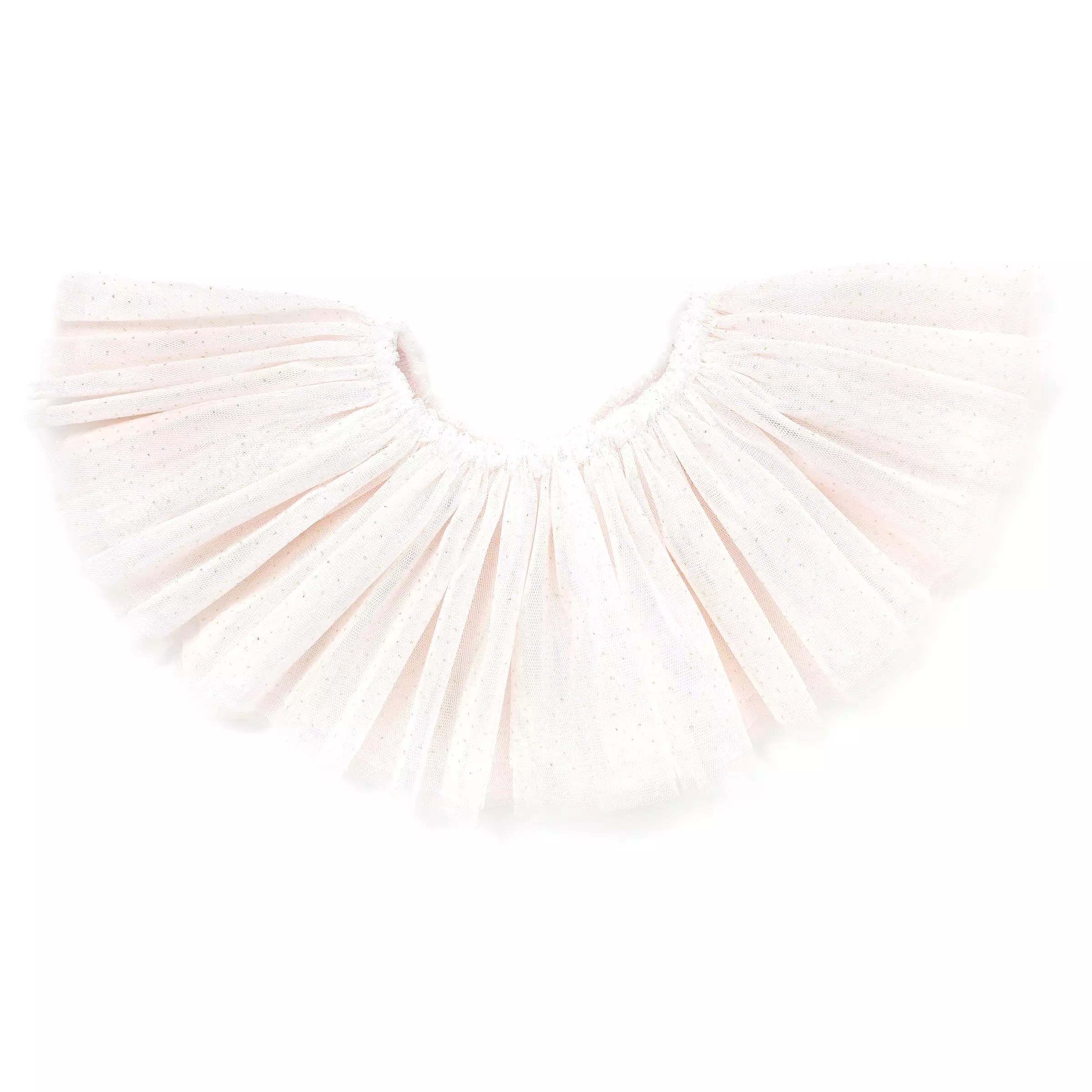 oh baby! Frill Tutu Ivory Gold Over Light Blush Tulle