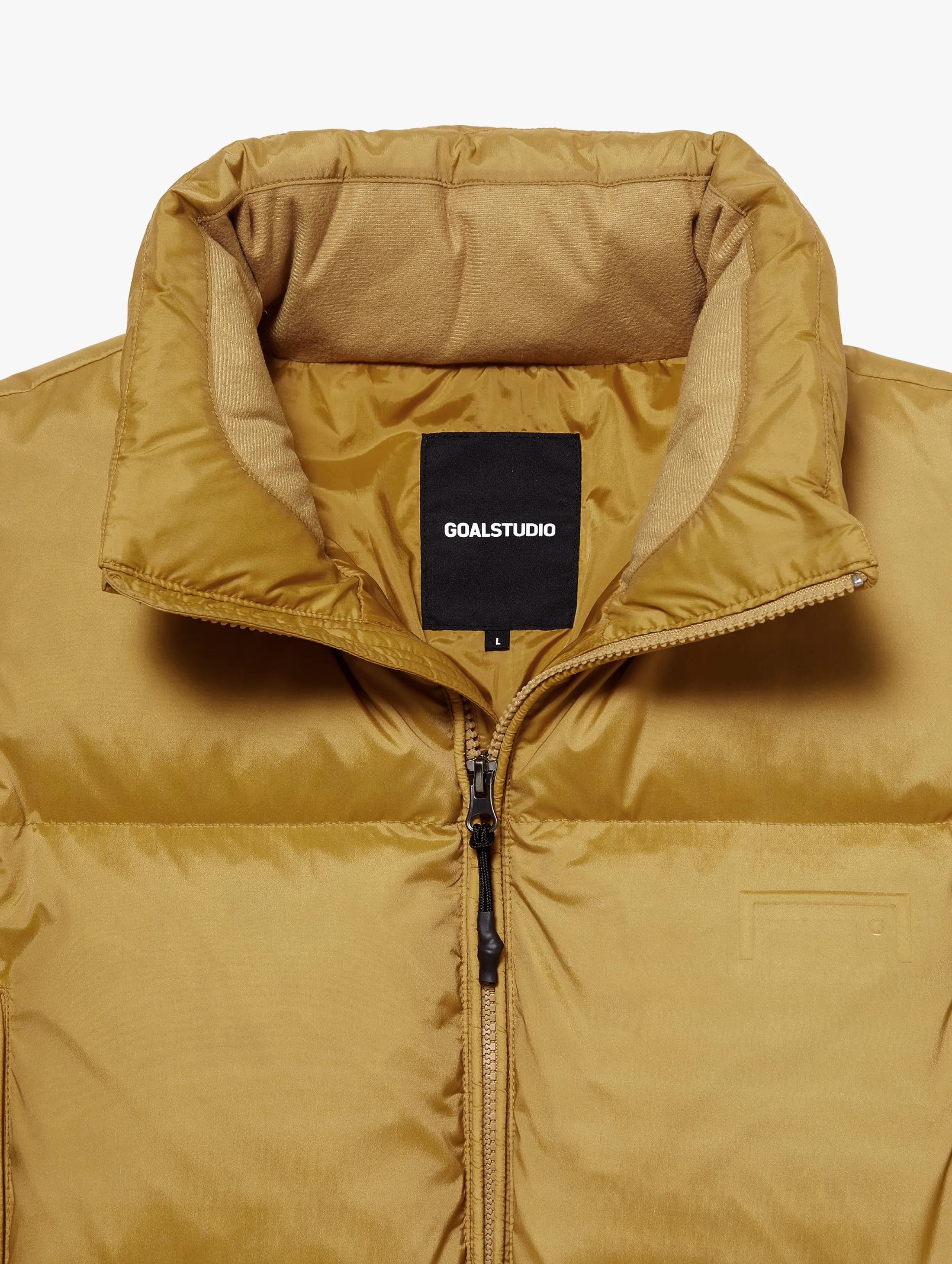 PIPING PUFFER DOWN JACKET-CAMEL