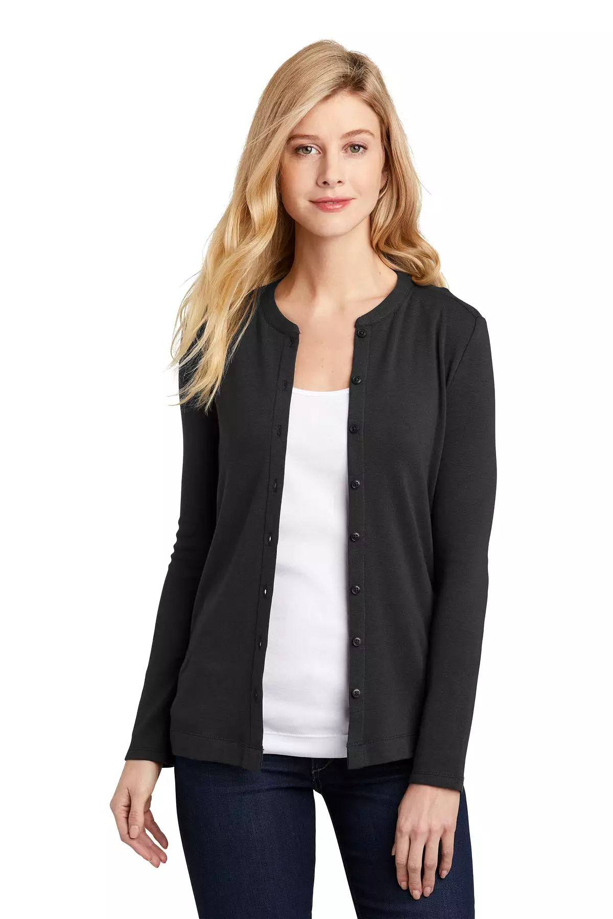 Port Authority LM1008 Ladies Concept Stretch Button-Front Cardigan