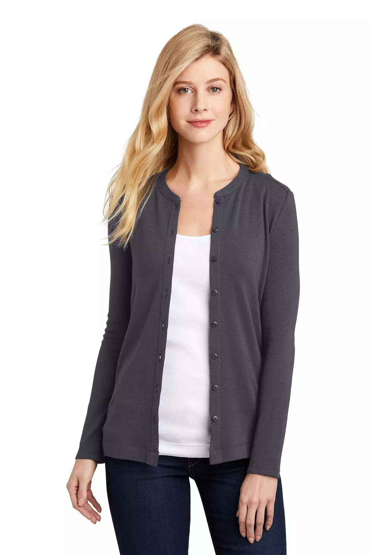 Port Authority LM1008 Ladies Concept Stretch Button-Front Cardigan