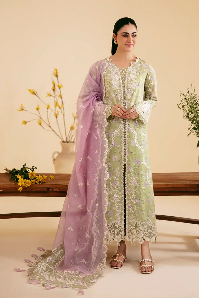 Qalamkar Qlinekari Embroidered Lawn Unstitched 3Pc Suit SQ-10 VEHJA