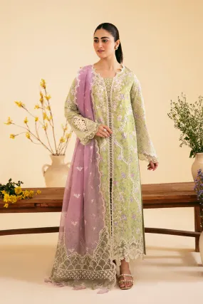 Qalamkar Qlinekari Embroidered Lawn Unstitched 3Pc Suit SQ-10 VEHJA