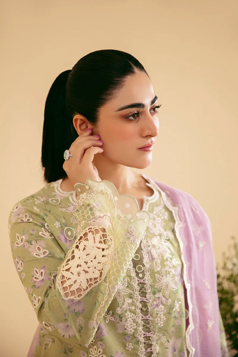 Qalamkar Qlinekari Embroidered Lawn Unstitched 3Pc Suit SQ-10 VEHJA