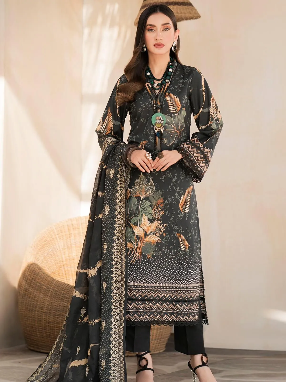 Rang by Motifz Digital Printed Lawn Unstitched 3 Piece Suit 3747-A