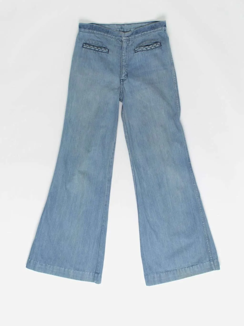 Rare 70s vintage flared denim jeans – 32 X 31