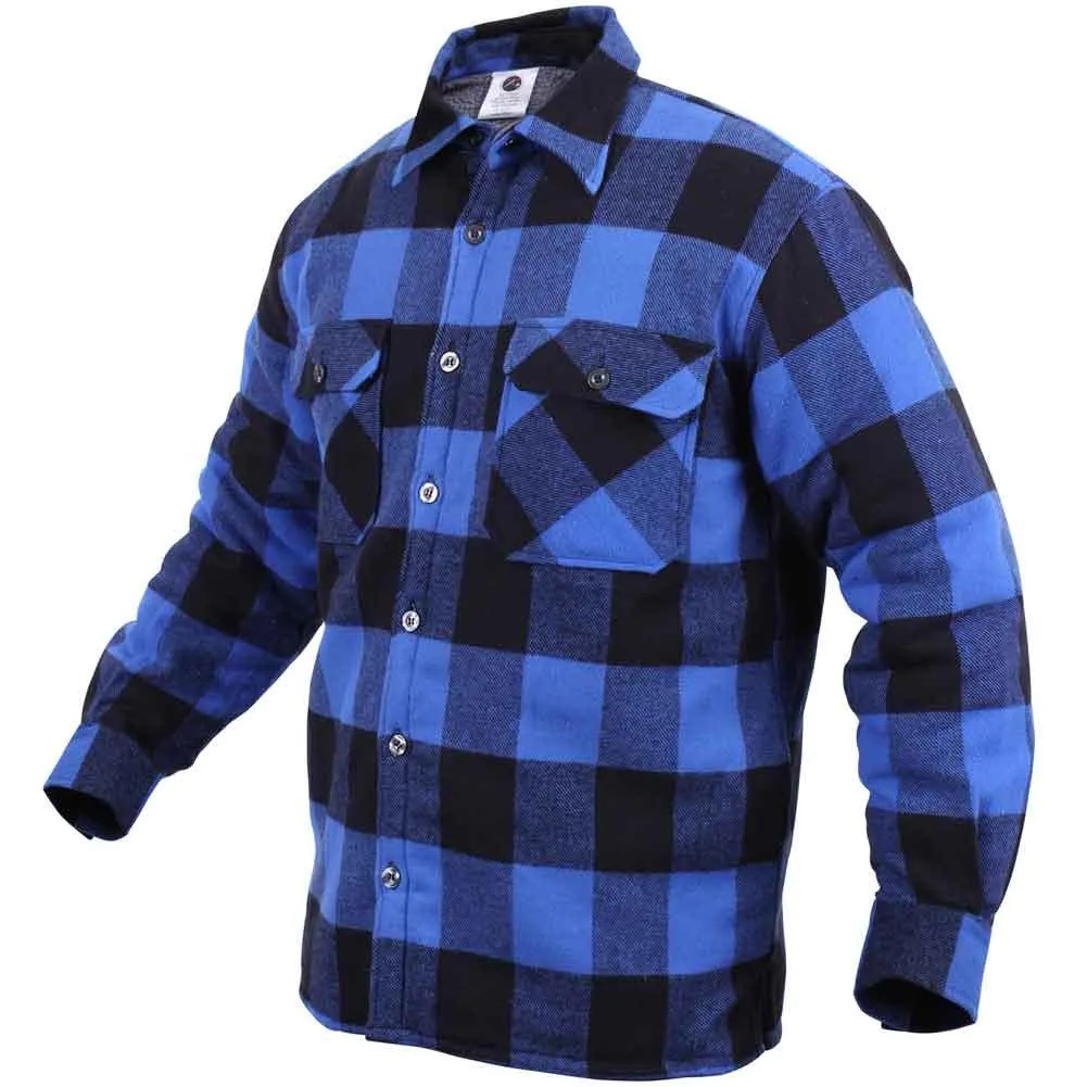 Rothco Extra Heavyweight Buffalo Plaid Sherpa Lined Flannel Shirts