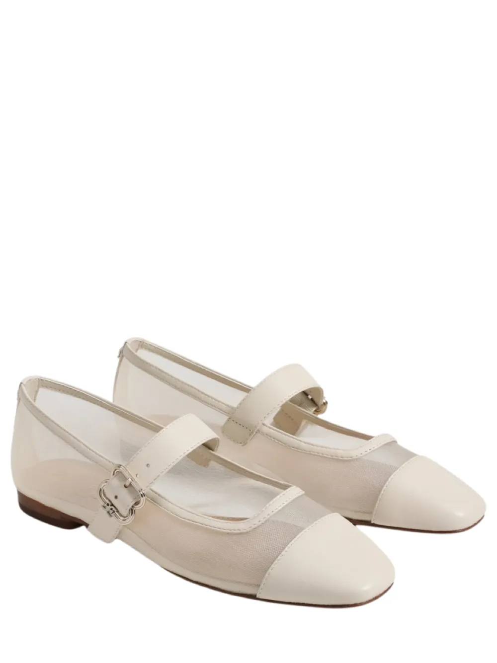 Sam Edelman Miranda Mary Jane Flat in Modern Ivory