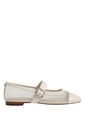 Sam Edelman Miranda Mary Jane Flat in Modern Ivory