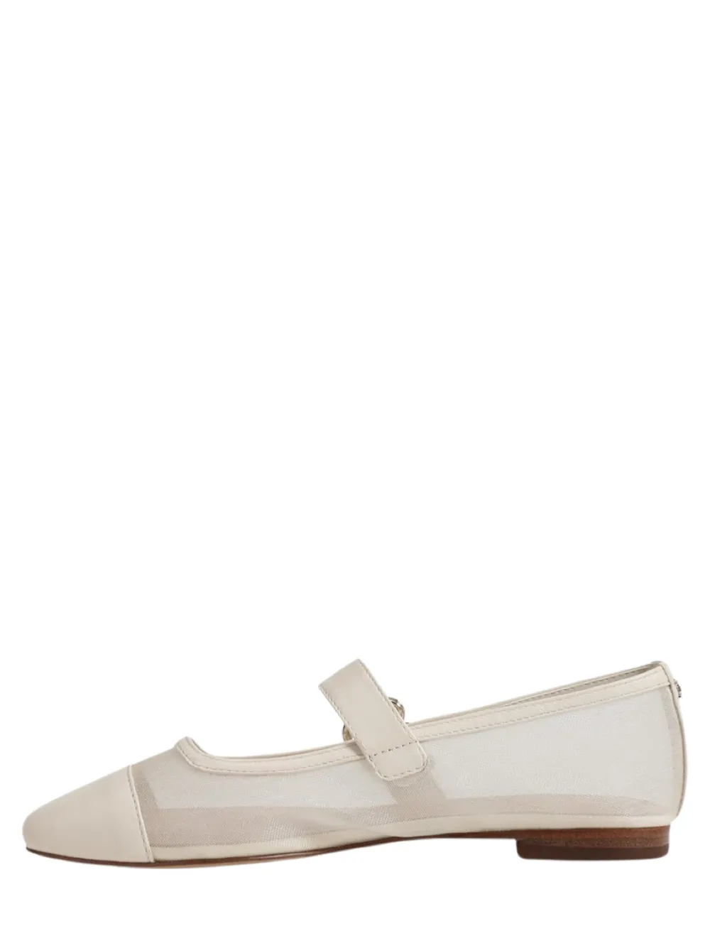 Sam Edelman Miranda Mary Jane Flat in Modern Ivory