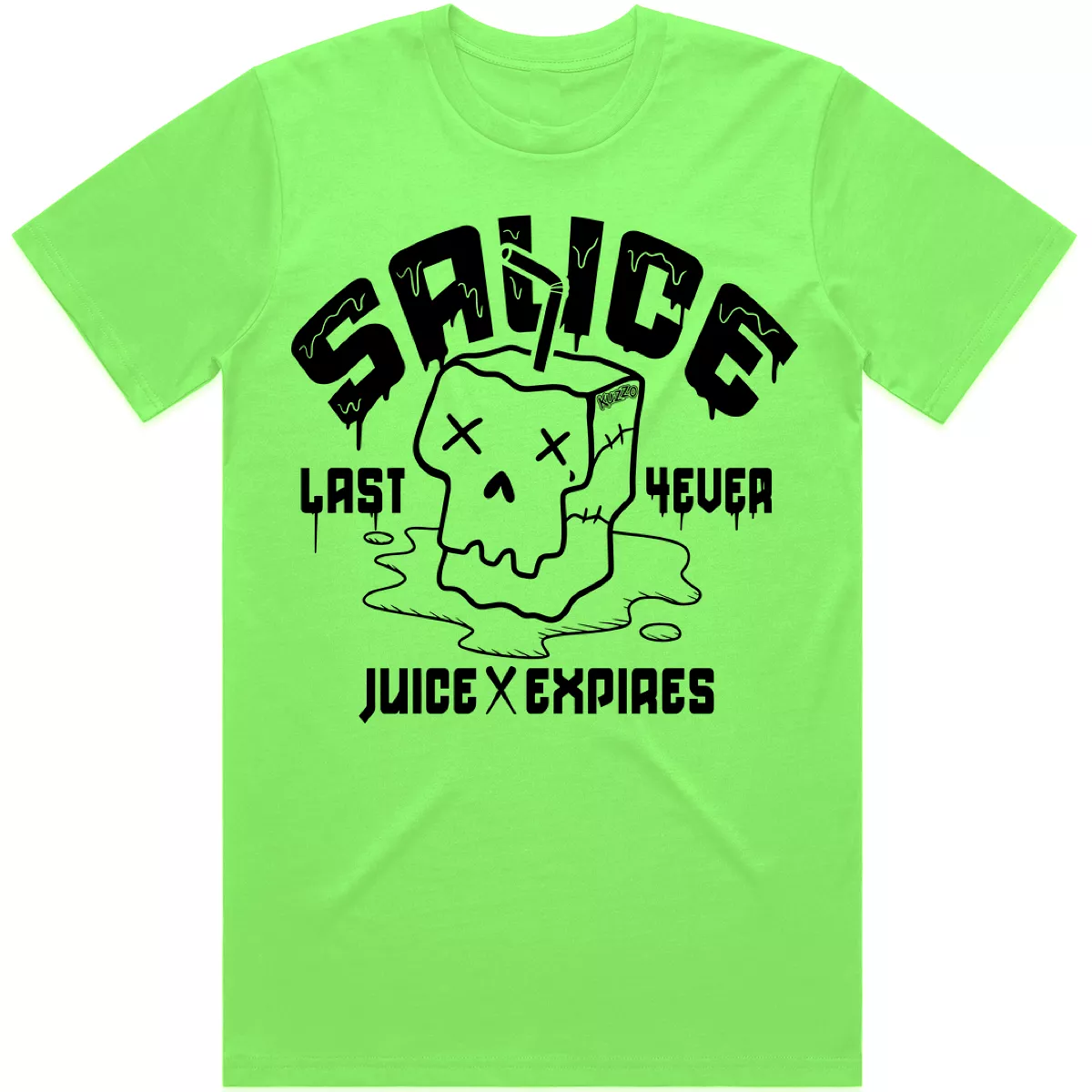 SAUCE : Neon Green Sneaker Tees Shirt