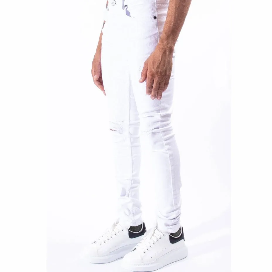 Serenede - Everest Peak Jeans - White