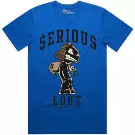 SERIOUS LOOT : Royal Blue Sneaker Tees Shirt