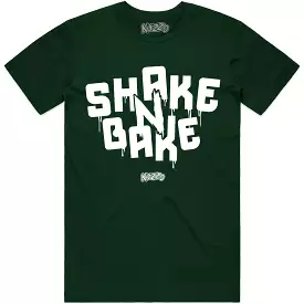 SHAKE N BAKE : Sneaker Shirt to Match : Hunter Green