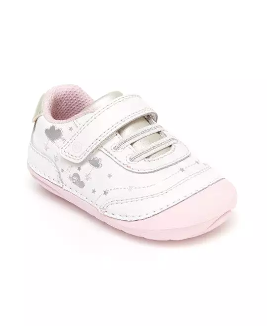 Soft Motion Adalyn Leather Sneaker - White/Pink