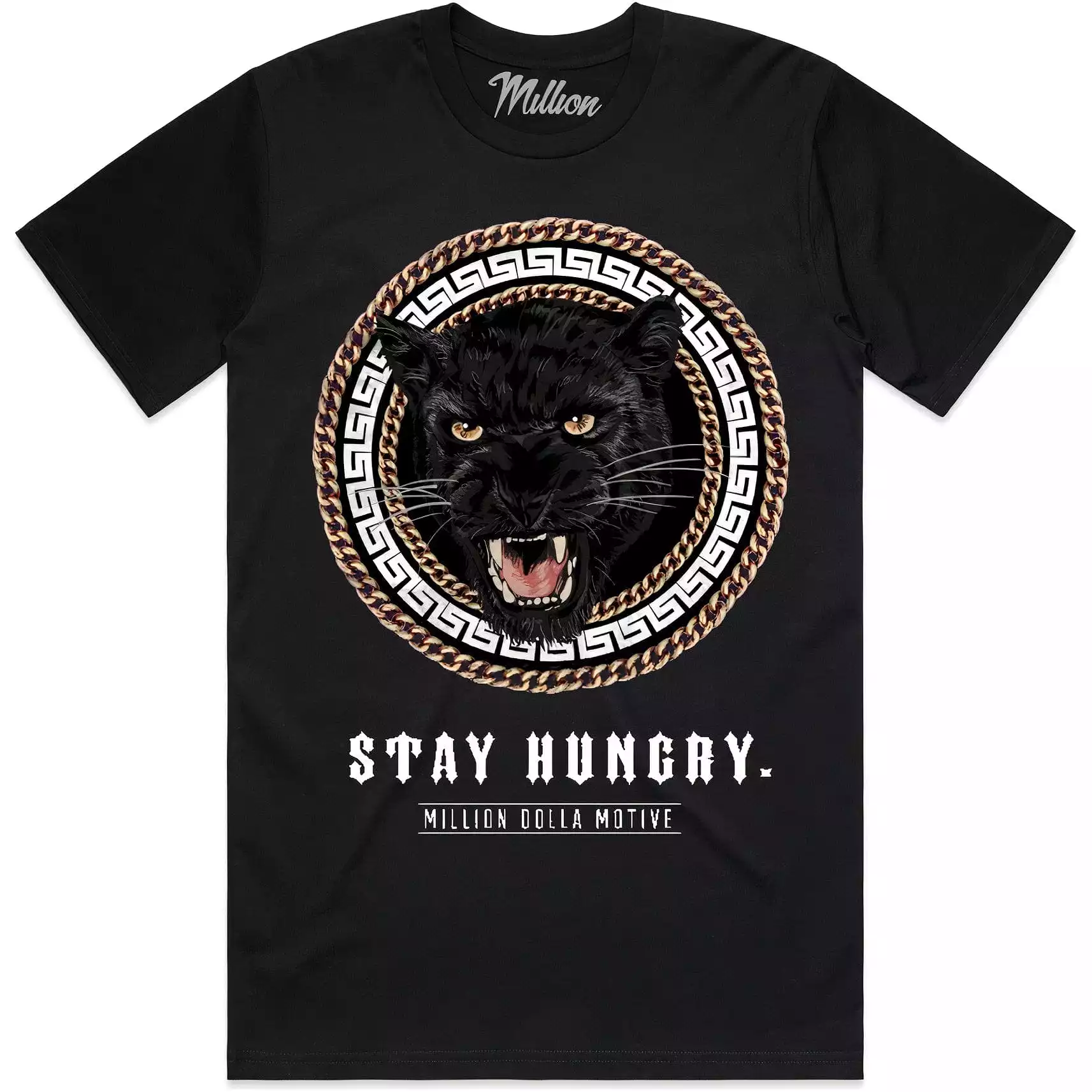 STAY HUNGRY : Black Sneaker Tees Shirt