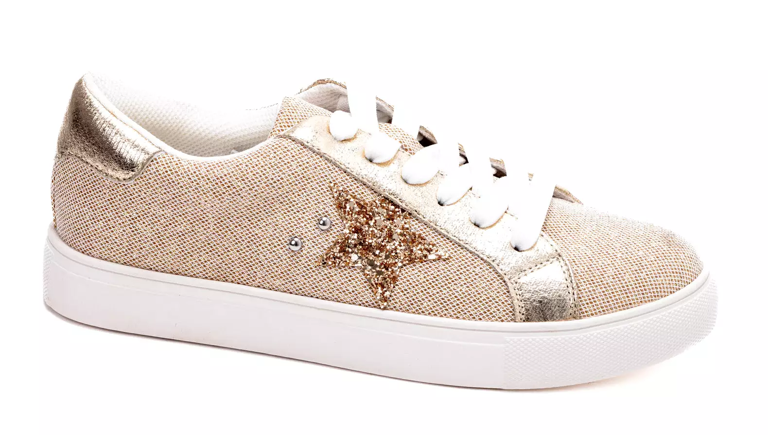 Supernova Sneaker in Gold Shimmer