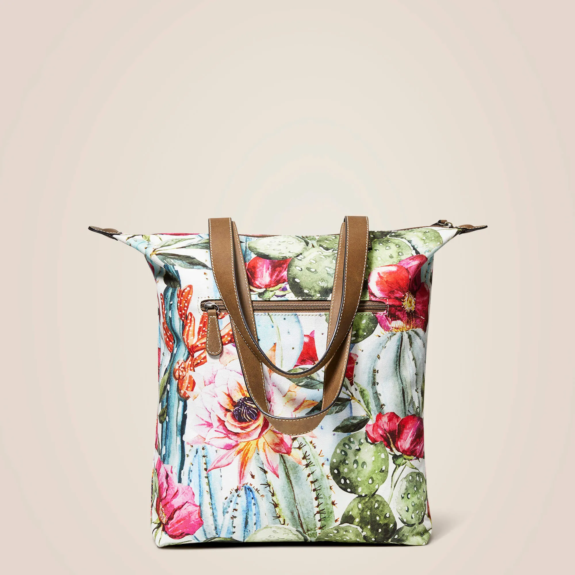 Tall Tote Cactus Floral