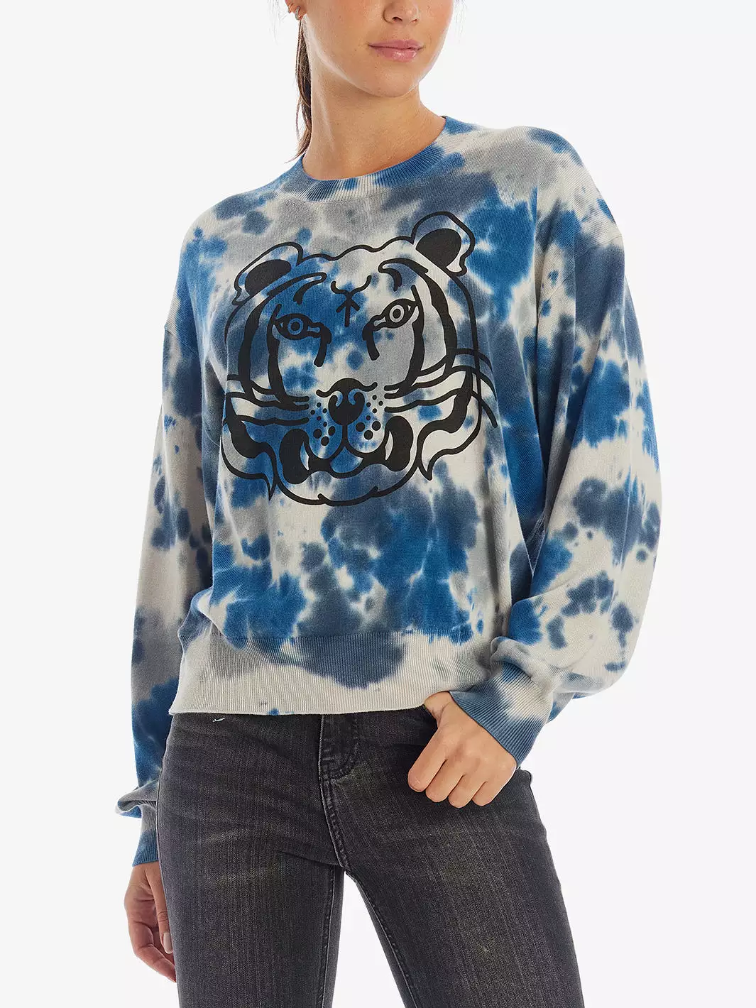 Tie Dye Tiger Sweater