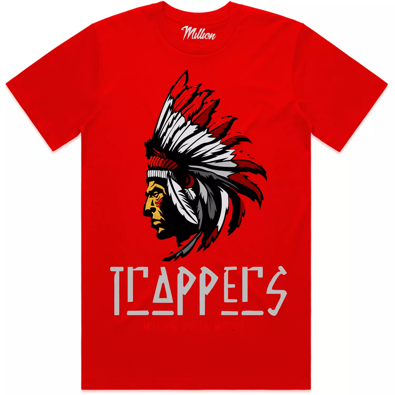 TRAPPERS (Red) : Red Sneaker Tees Shirt