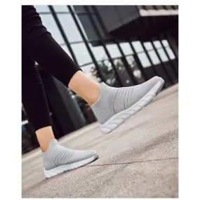 Unisex Ultra Soft Knitted Breathable Air Mesh Sock Slip-on Shoes